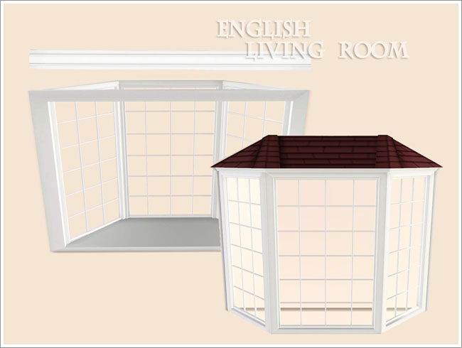 Сет из 23 предметов интерьера "English Living Room"