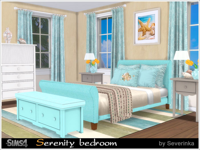 The Sims 4. Спальни - Страница 2 Serenitybedroom1
